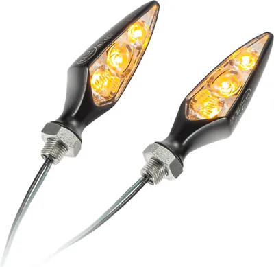 Zdjęcie produktu dla Kierunkowskazy LED Kellermann Rhombus S Extreme czarny przód para