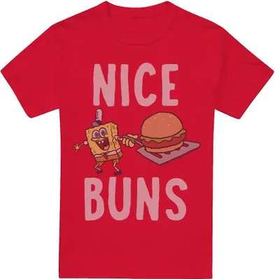 Produktbild von SpongeBob SquarePants - "Nice Buns" T-Shirt für Herren TV6802 (S) (Rot)