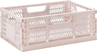 Produktbild von 3 Sprouts SP3ICLGPN, Aufbewahrungskorb, Pink, Rechteckig, Kunststoff, Einfarbig, Kunststoff