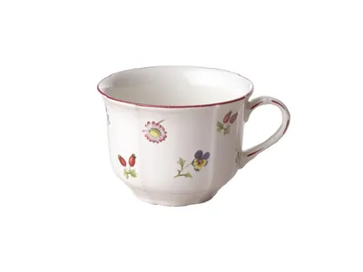 Produktbild von Villeroy & Boch Vorteilset 6 Stück Petite Fleur Frühstücksobertasse Premium Porcelain weiß