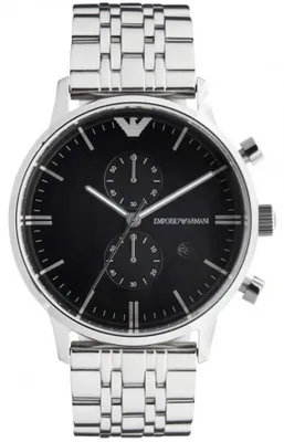 Produktbild von Emporio Armani AR0389 Herren-Armbanduhr, Edelstahl-Gehäuse, Metall-Armband