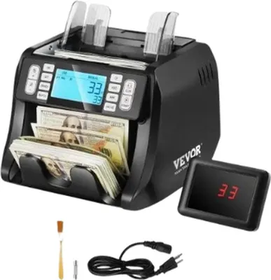 Productafbeelding van Geldtelmachines - Geldteller - Geldtelmachine biljetten - Valsgelddetector - 1200 stuks/min