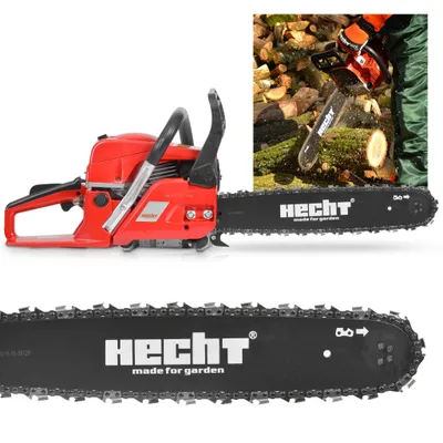 Produktbild von HECHT 50 Kettensäge Benzin | 40 cm Schwert | 2,1 kW / 2,9 PS | 50 cm³ | Ergonomisch