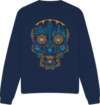 Produktbild von Coco - "Day Of The Dead" Sweatshirt für Herren/Damen Uni TV3766 (XL) (Marineblau)