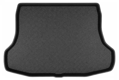 Productafbeelding van Rubberen kofferbakmat voor Nissan Tiida C11 2007-2012 (sedan) – zwart, op maat