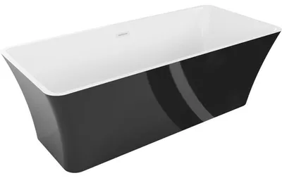 Obrázek produktu pro Mexen Tonia volně stojící vana 170 x 75 cm, bílá/černá, bílý přepad - 52171707575-20