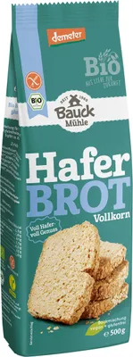 Produktbild von Bauckhof Haferbrot Vollkorn glutenfrei Bio 500g