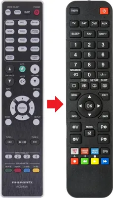 Produktbild von Fernbedienung passend für MARANTZ RC024SR