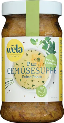 Produktbild von WELA Gemüsesuppe 'Pur' Paste 1/2