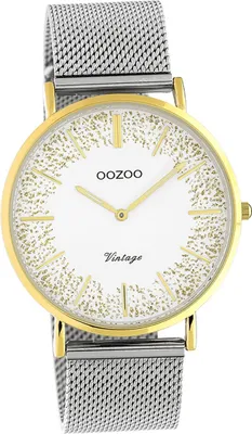 Produktbild von Oozoo Damen Armbanduhr Vintage Series Analog Edelstahl silber D2UOC20135
