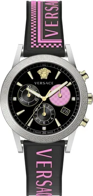 Produktbild von Versace Herren Armbanduhr  Sport Tech 40 mm Chronograph Armband Silikon VELT01219