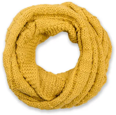 Produktbild von styleBREAKER Uni Strick Loop Schal kariert, Uni Feinstrick Schlauchschal, Winter Strickschal 01018154