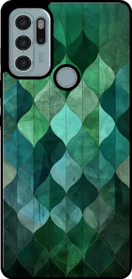 Produktbild von Smartphonica Telefon Fall geeignet für Motorola Moto G60s mit grünen Blättern drucken - TPU zurück Abdeckung Fall grünes Blatt-Design - Grün
