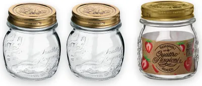 Produktbild von Bormioli Rocco Quattro Stagioni – 3er Set Einmach-Glas 0,25 l
