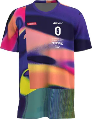 Produktbild von Santini La Vuelta Madrid Kurzarm-t-shirt Mehrfarbig M Mann Mehrfarbig M