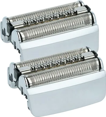 Produktbild von vhbw 2x Scherköpfe Ersatz für Braun 83M für Elektrorasierer, Silber