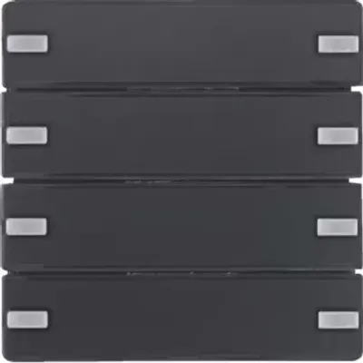 Produktbild von Berker Tastsensor 4fach Komfort KNX Q.1/Q.3anthrazit 80144326