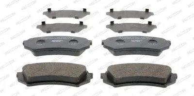 Produktbild von FERODO Bremsbeläge Satz Hinten für TOYOTA LAND CRUISER (PZJ7, KZJ7, HZJ7, BJ7, LJ7, RJ7) FDB1457
