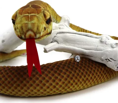 Produktbild von Schlange Kuscheltier Mamba Taipan Natter Blindschleiche Aeskulapnatter Plüschtier HIZZZZ
