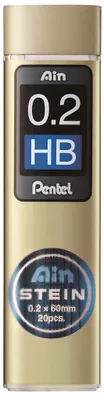 Produktbild von Pentel Bleistiftminen HB 0.2 mm schwarz