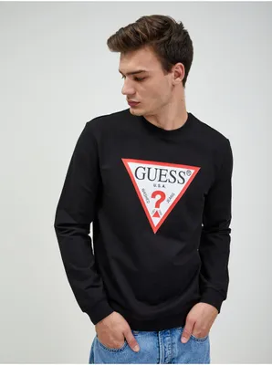 Produktbild von Schwarzes Herren Guess Audley Sweatshirt
