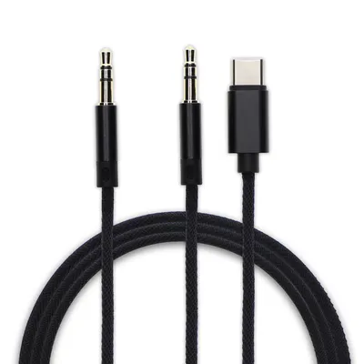 Produktbild von 4smarts SoundCord, Männlich, 2 x 3.5mm, Männlich, 1,2 m, Schwarz