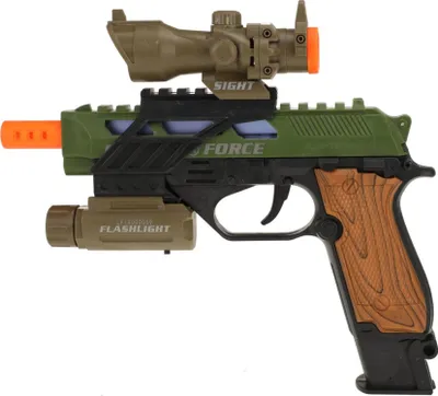 Obrázok produktu pre armádna pištoľ so svetlom a zvukom dlhá 21 cm
