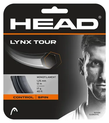 Obrázek produktu pro Struna HEAD Lynx Tour pro tenis, černá, 1,20 mm / 18 g
