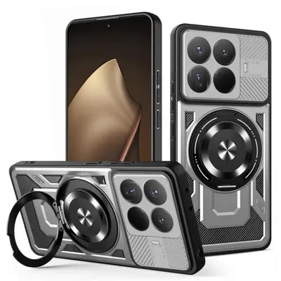 Produktbild von Techsuit – RuggedCam Hülle mit Kameraschutz für Xiaomi 15T Pro – grau