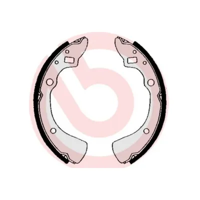 Produktbild von BREMBO Bremsbackensatz Trommelbremse Hinten für MAZDA 323 II Hatchback (BD) 180mm S 49 507