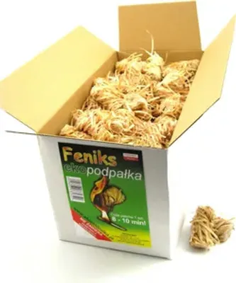 Zdjęcie produktu dla ORGINALNA Ekopodpałka do kominka 3 kg Podpałka do pieca, Rozpałka grillowa
