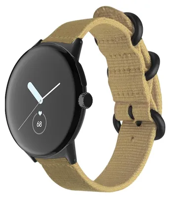 Produktbild von Smartwatch Armband Nylon Stahl-Schnalle Google Pixel Watch 4 / 3 / 2 / 1 41mm