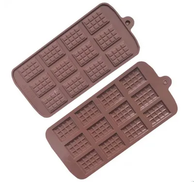 Obrázok produktu pre Go Go Gadget – Silikónová forma na čokoládu – Mini čokoládové tyčinky – 12 mini čokoládových tyčiniek – Forma na čokoládu – 2 kusy