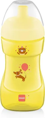 Productafbeelding van Lekvrije Sportbeker voor Baby's 330 ml – Antislip en Zelfopenend Ventiel voor Gemakkelijk Drinken vanaf 12 Maanden