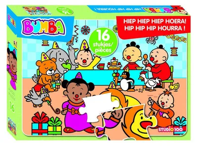 Obrázok produktu pre Skladačka Bumba „Hiep Hiep Hiep Hoera“, 16 dielov