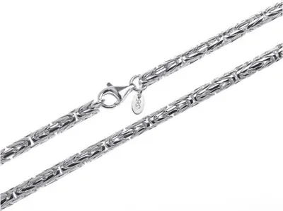 Produktbild von SILBERKETTEN STORE Königskette, rund 4mm - 925 Silber, Länge wählbar von 45cm-100cm - 65cm