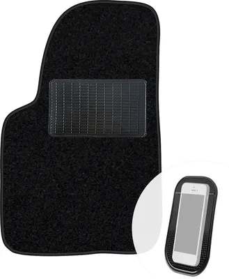Produktbild von moto-MOLTICO Fahrer Fußmatte Auto Velours Fahrerseite Autoteppiche Schwarz Fahrermatte 1-teilig passend für Citroen Xsara 1997-2004