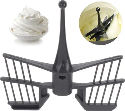 Produktbild von Schmetterling Rühraufsatz für Thermomix TM5 TM6 TM31 ，Thermomix Zubehör, Mischer, Ersatzteile für Vorwerk Thermomix Küchenroboter (Grau)