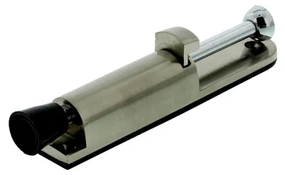 Produktbild von Türfeststeller in Edelstahloptik, 36 mm Hub