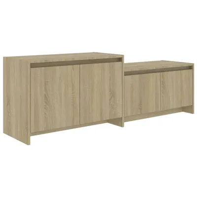 Produktbild von TV-Schrank Sonoma-Eiche 146,5x35x50 cm Holzwerkstoff