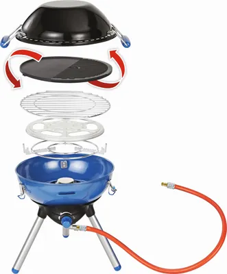 Obrázek produktu pro Campingaz Party Grill 400 Caravan, 2000 W, Gril, Propan/butan, Venkovní, 1 zóna/zón, Piezo