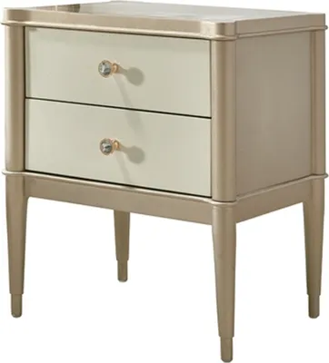 Produktbild von Nachttisch Beistelltisch Tisch Holz Tische Möbel Nachttische Beige Schlafzimmer