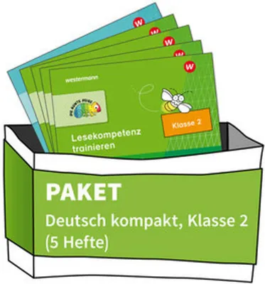 Immagine prodotto di DIE BUNTE REIHE - Deutsch. Paket kompakt Klasse 2 (5 Hefte)