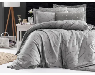 Obrázek produktu pro Prodloužené povlečení Satén 140x220, 70x90cm Rovena grey