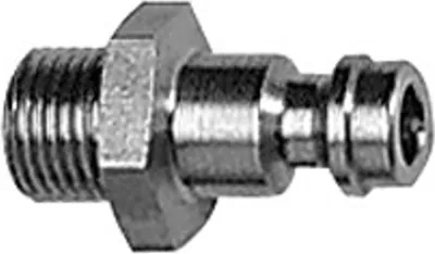 Produktbild von Riegler Nippel für Kupplungen NW 5, Edelstahl 1.4305, G 3/8 AG, SW 19