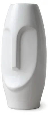 Produktbild von Gesichts-Vase, 25 cm hoch - Keramikvase - Boho-Dekoration für Zuhause - Skandinavische Dekoration - Blickfang für den Wohnraum - Ideal für Pampasgras - Dekorative Vase