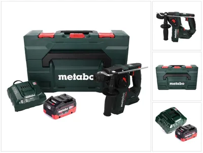Obrázek produktu pro Akumulátorová příklepová vrtačka Metabo BH 18 LTX BL 16 18 V 1,3 J SDS-plus Brushless + 1x akumulátor 8,0 Ah + nabíječka + metaBOX.
