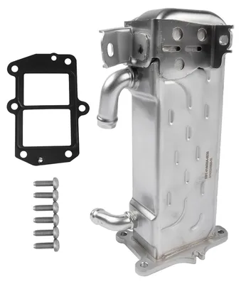 Obrázok produktu pre Chladič recirkulácie výfukových plynov (EGR) – chladič výfukových plynov pre dieselové motory OM651 220 250 CDI – kompatibilný s modelmi W204, W205, W212, W447 – OEM čísla: A6511400700, 6511422480, A6511422480