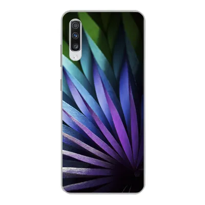 Produktbild von MuchoWow® Handyhülle Schutzhülle Hülle für Samsung Galaxy A70 Blumen - Geometrie - Abstrakt Silikon Softcase Handy Hülle - Schutzhaube