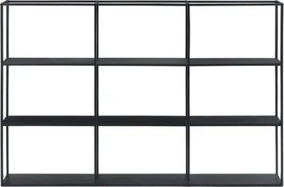 Immagine prodotto di Modanatura da parete nera - Design metallico - 160x18x110 cm - Look moderno